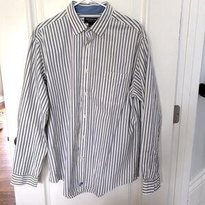 John Bartlett Long Sleeve Striped Dress Shirt